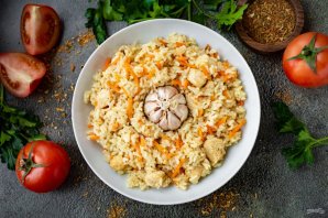 Диетический плов в мультиварке