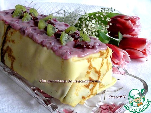 Блинный террин "Брусничная масленица" Блинный террин "Брусничная масленица"