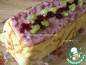 Блинный террин "Брусничная масленица" Блинный террин "Брусничная масленица"