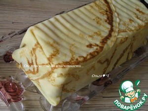 Блинный террин "Брусничная масленица" Блинный террин "Брусничная масленица"