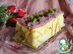 Блинный террин "Брусничная масленица" Блинный террин "Брусничная масленица"