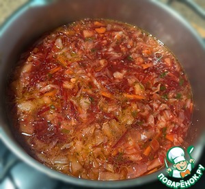 Бордовые щи