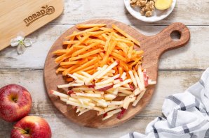 Салат из батата и яблок Салат из батата и яблок