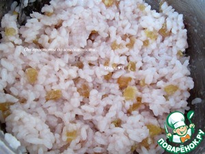 Коливо с клубничным джемом и миндалем Коливо с клубничным джемом и миндалем