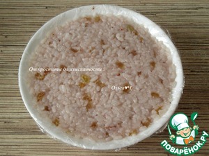 Коливо с клубничным джемом и миндалем Коливо с клубничным джемом и миндалем