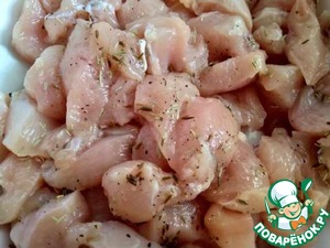 Курица с морковью и розмарином Курица с морковью и розмарином