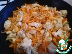 Курица с морковью и розмарином Курица с морковью и розмарином