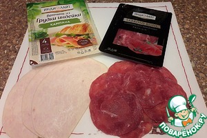 Новогодний фуршет с нарезкой из индейки Новогодний фуршет с нарезкой из индейки