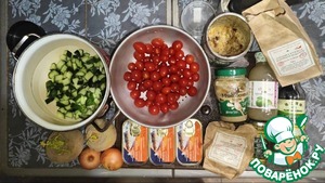 Салат с печенью трески «Мужская сила» Салат с печенью трески «Мужская сила»