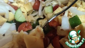 Салат с печенью трески «Мужская сила» Салат с печенью трески «Мужская сила»