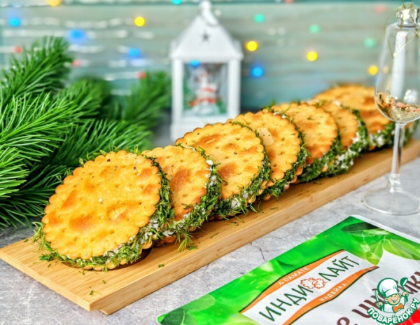 Сэндвичи из крекеров с ветчиной Сэндвичи из крекеров с ветчиной