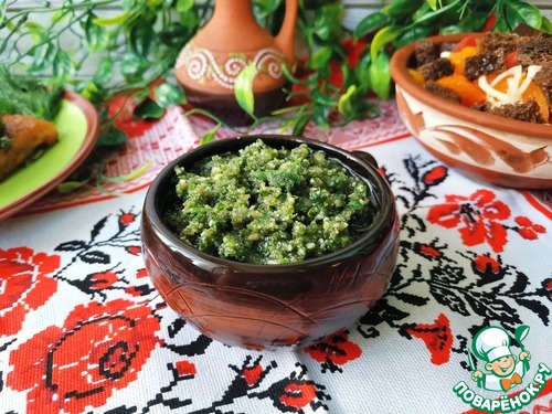 Соус-паста из тыквенных семечек Соус-паста из тыквенных семечек