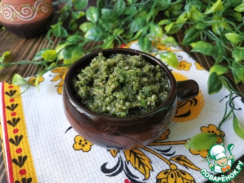 Соус-паста из тыквенных семечек Соус-паста из тыквенных семечек