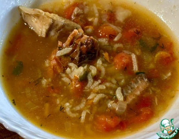 Суп-харчо из лосося. От Сулаквелидзе Суп-харчо из лосося. От Сулаквелидзе