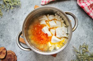 Суп из брынзы