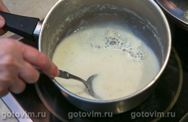 Соус бешамель с грибами