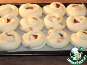 Сладкие пасхальные крученки с изюмом Сладкие пасхальные крученки с изюмом