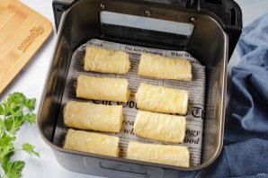 Лаваш с сыром в аэрогриле