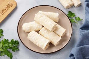 Лаваш с сыром в аэрогриле