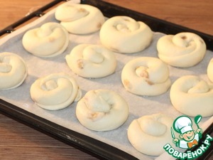 Сладкие пасхальные крученки с изюмом Сладкие пасхальные крученки с изюмом