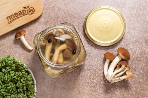 Маринованные опята с уксусом
