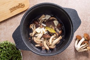 Маринованные опята с уксусом