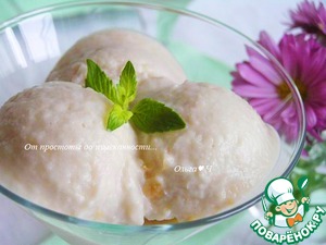 Кокосовое мороженое из фасоли