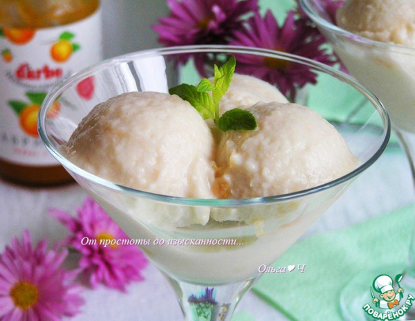 Кокосовое мороженое из фасоли