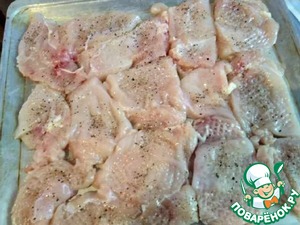 Курица запечённая с помидорами и сыром Курица запечённая с помидорами и сыром