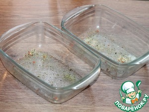 Минтай с зажаркой под соусом