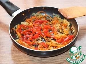 Минтай с зажаркой под соусом