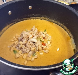 Морковный суп с фенхелем и крабом