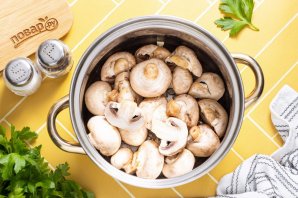Быстрое маринование шампиньонов Быстрое маринование шампиньонов