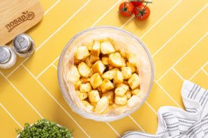 Сухарики с чесноком в духовке Сухарики с чесноком в духовке