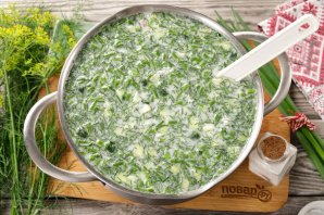 Окрошка на лимонной кислоте Окрошка на лимонной кислоте