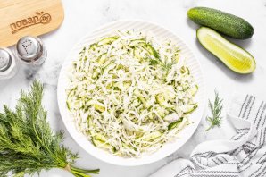 Салат из капусты с укропом Салат из капусты с укропом