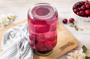 Вишневый компот на зиму