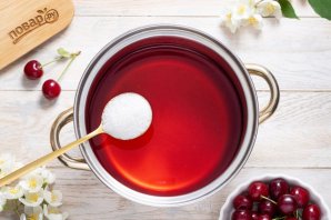 Вишневый компот на зиму