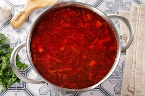 Борщ с картофелем