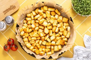 Сухарики с чесноком в духовке Сухарики с чесноком в духовке