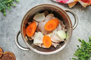 Курица отварная