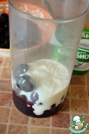 Чернично-виноградный смузи