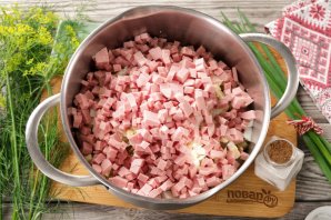 Окрошка на лимонной кислоте Окрошка на лимонной кислоте