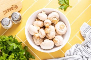 Быстрое маринование шампиньонов Быстрое маринование шампиньонов