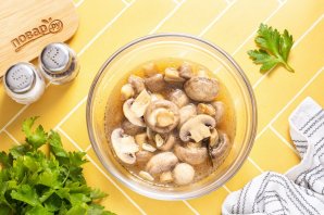 Быстрое маринование шампиньонов Быстрое маринование шампиньонов