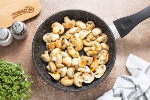 Красная фасоль с грибами