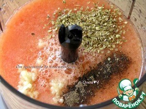 Гаспачо с апельсином Гаспачо с апельсином