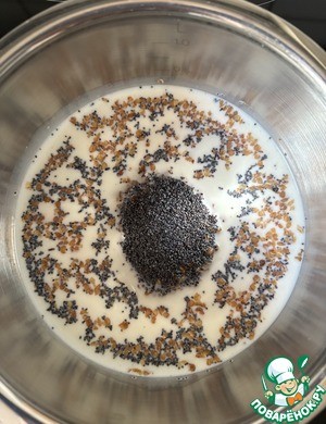 Яблочно-гречневая каша с клюквой