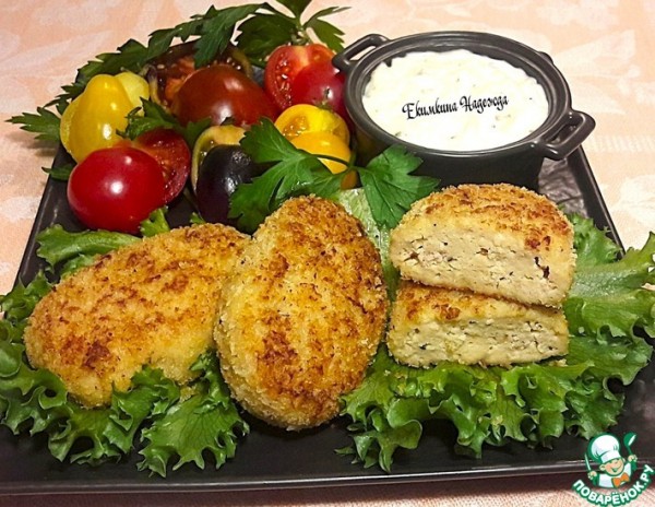 Котлеты из трех видов рыб с салом Котлеты из трех видов рыб с салом
