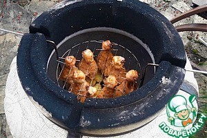 Куриные ножки с картошкой из тандыра